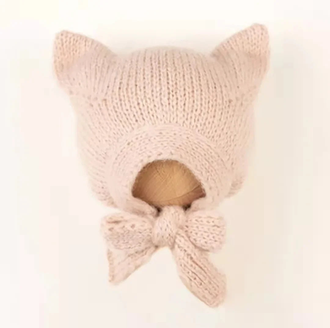 Ins Herbst und Winter Neugeborenen Hut Cartoon Tier Kaninchen Plüsch Hut Nette Nette Junge Mädchen Spitze Ohr Schutz Hut Baumwolle Beanie Hut