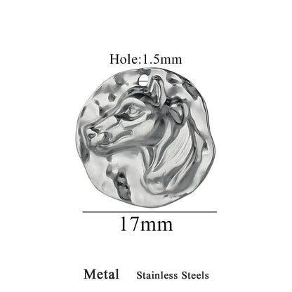 Edelstahl Tier Anhänger für Schmuck und Bastelarbeiten