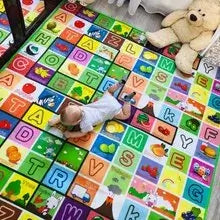 Doppelseitige Tier-Spielmatte für Babys