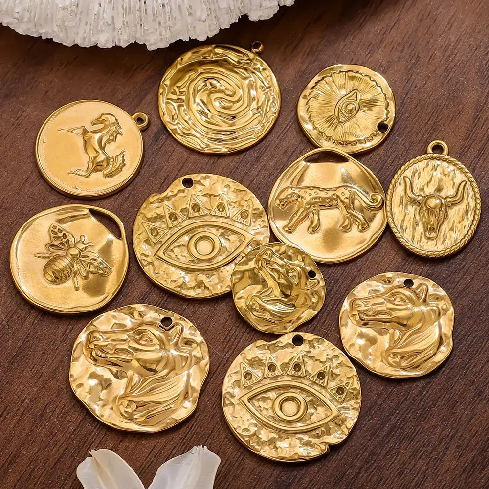 Edelstahl Tier Anhänger für Schmuck und Bastelarbeiten