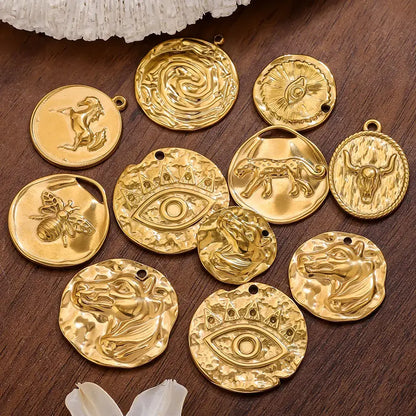 Edelstahl Tier Anhänger für Schmuck und Bastelarbeiten
