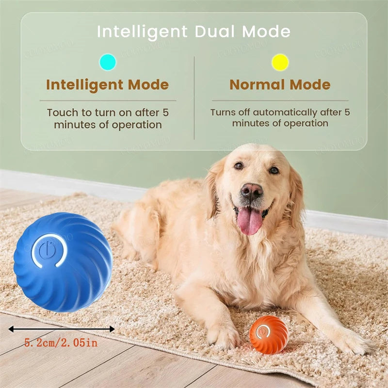 Intelligentes Hundespielzeug, Ball, elektronisch, interaktiv, Haustierspielzeug, beweglicher Ball, USB, automatisch bewegend, hüpfend, für Welpen, Geburtstagsgeschenk, Katzenprodukt