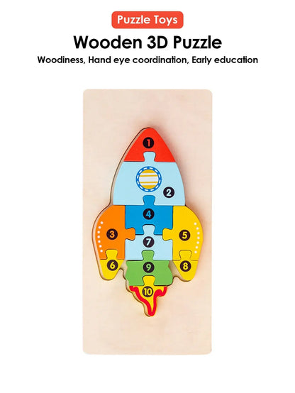 🧩 Petoria™ 3D Holz Tier Puzzle