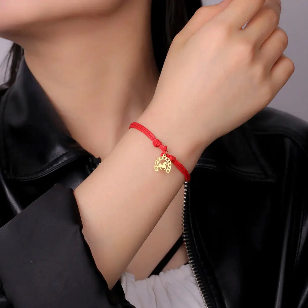 Hufeisen-Armband aus Edelstahl für Damen und Herren Petoria