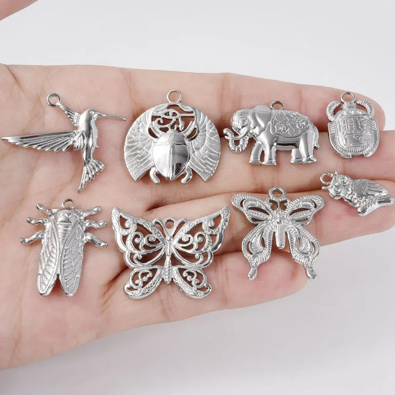 🦋 Petoria™ Tier Schmuck Anhänger Set