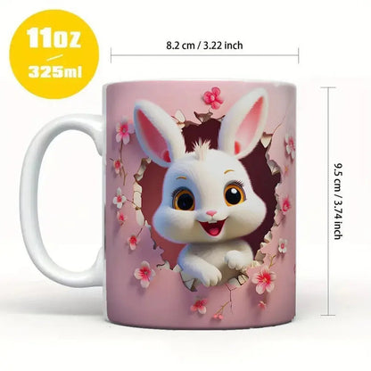 3D Keramikbecher mit Tiermotiv Petoria