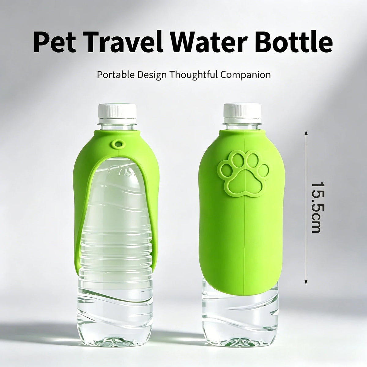 Dog water bottle, portable pet water dispenser, leak-proof design, suitable for outdoor walks, hikes, and travel Petoria Store