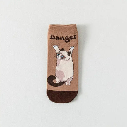 Katzen Baumwollsocken