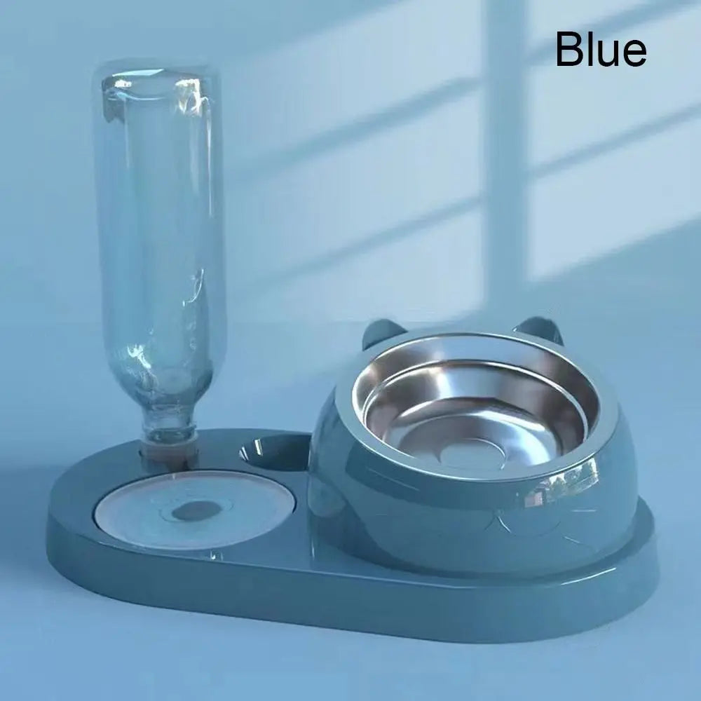 2-in-1 Futter- und Wasserspender für Hunde und Katzen