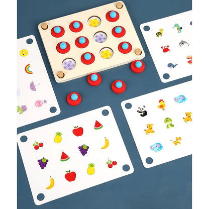 Lernspielzeug aus Holz – Memory Spiel für Kinder