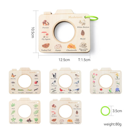 Montessori Holzbuch Lernspielzeug für Kinder