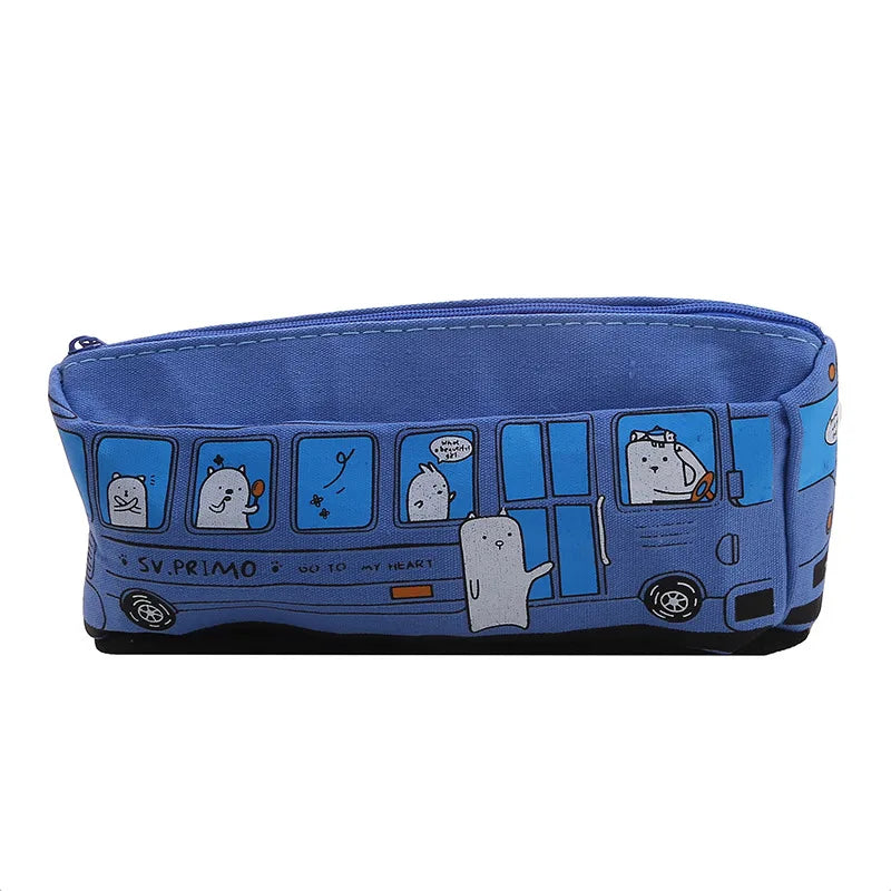 Nette Simulation Fisch Bleistift Fall Kawaii Cartoon Zipper Bleistift Box Große Kapazität Tragbare Lagerung Tasche Schreibwaren Halter Stift Taschen