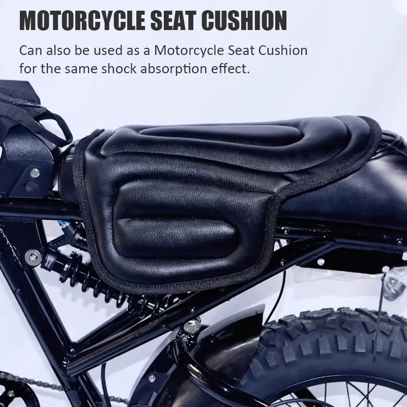Reiten Sattel Pad Kunstleder Shock Weiche Reitsport Sitz Pad Western Lange Sattel Kissen Motorrad Sitzkissen