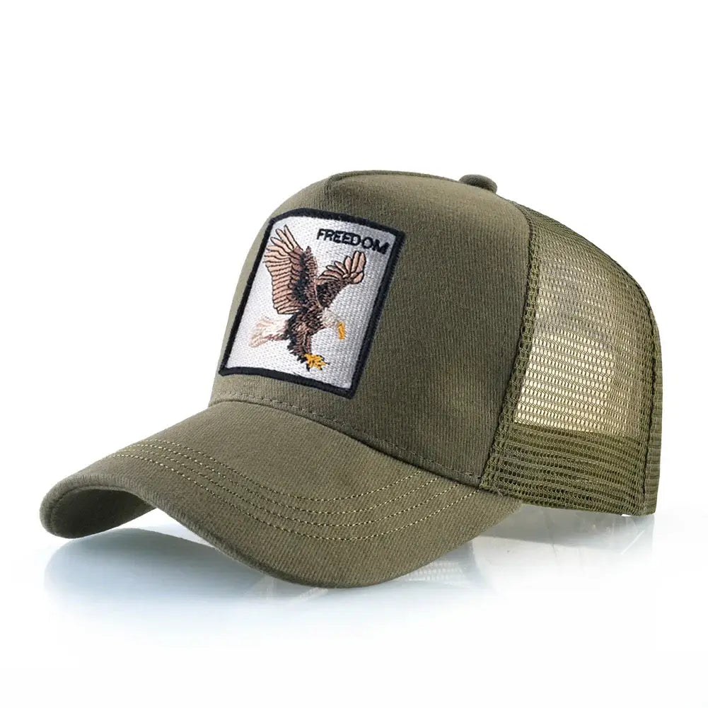 Trucker Baseballkappe mit Tier-Patch