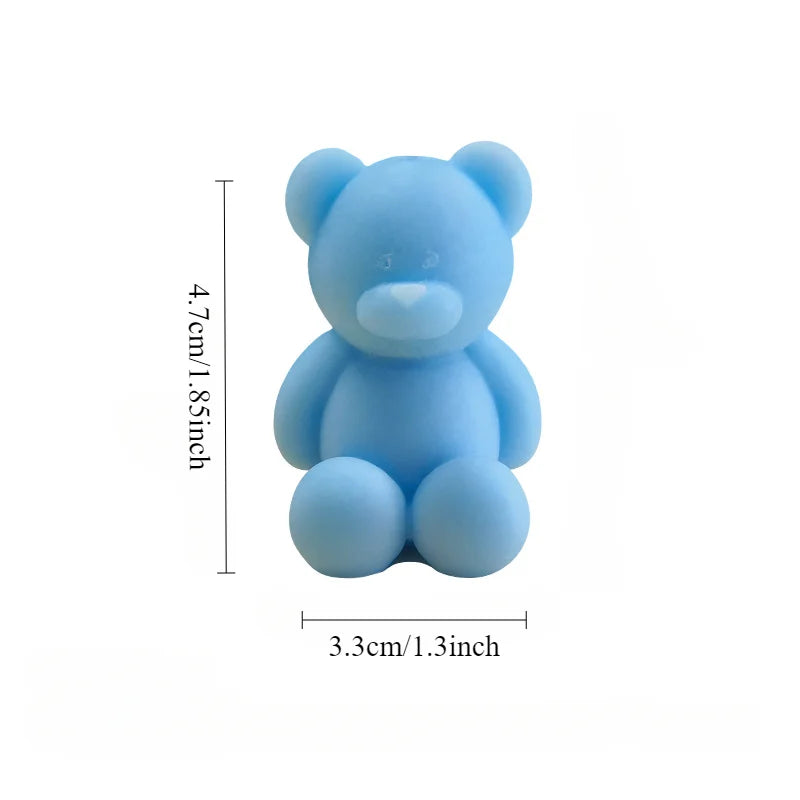 1 Stück Mini-Bär, kreative Duftkerzen, für Heimatmosphäre, Dekoration und Foto-Requisiten, Geburtstagsgeschenke, Raumdekoration, Geschenke, Abschlussfeier