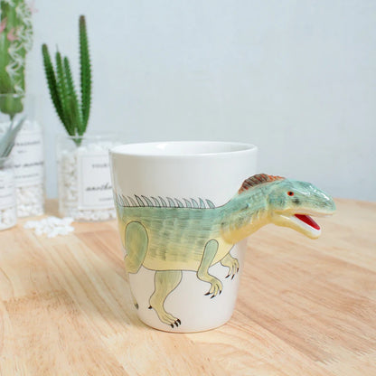 Dinosaurier Keramiktasse – 3D Kaffeebecher