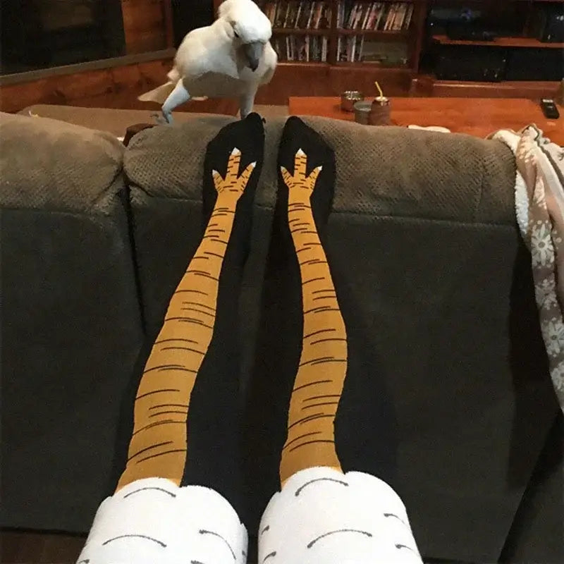 3D Huhn Kniestrümpfe