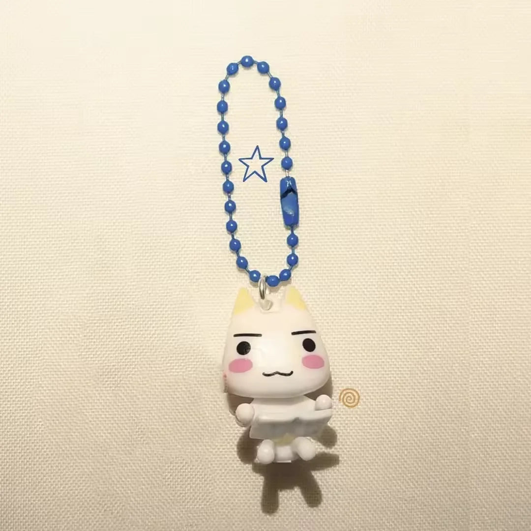 Toro inoue Schlüsselanhänger süß, handgefertigt, Anime, süß, ästhetischer Schlüsselanhänger |   Y2k |   Perlenkette schlichtes Design
