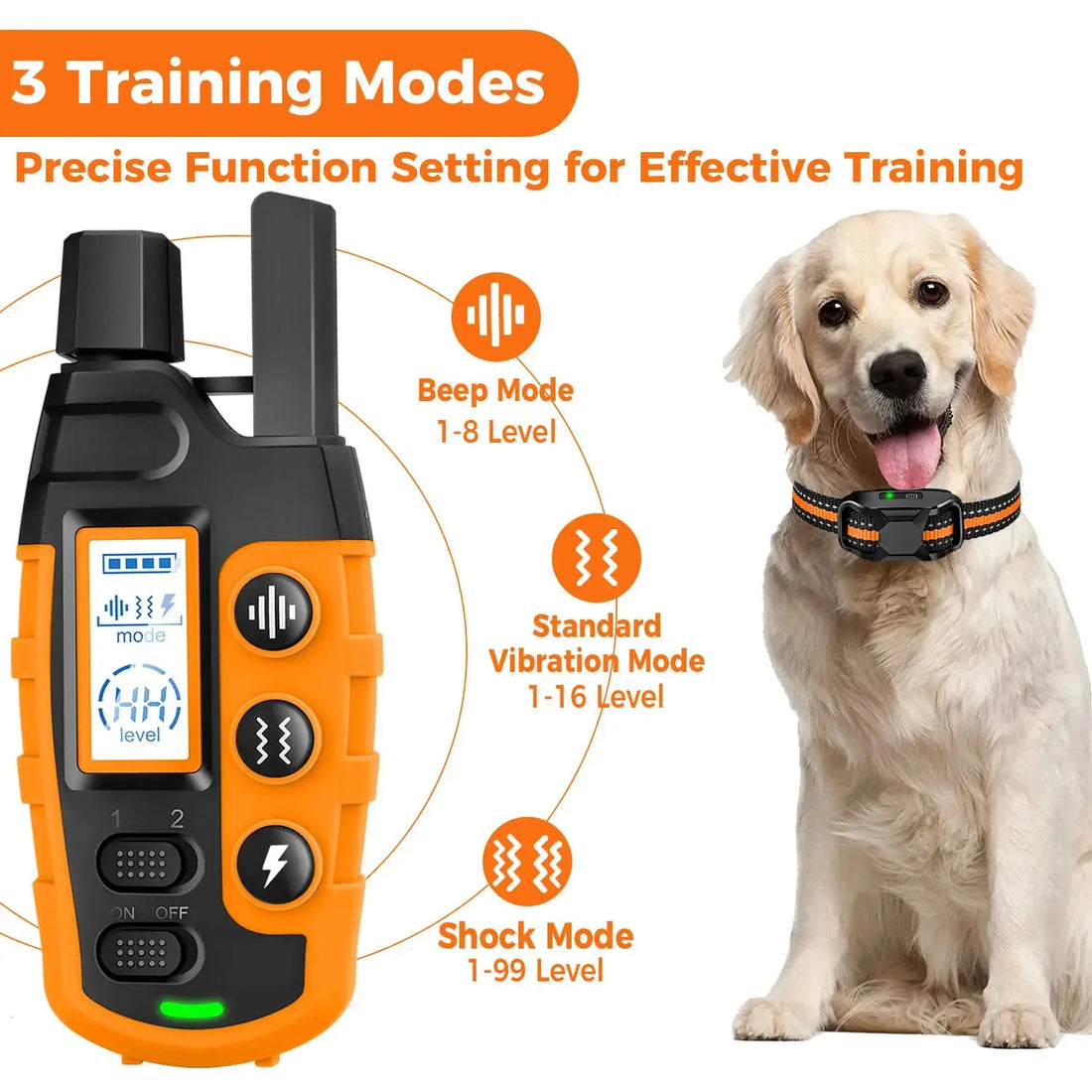 Hundetrainingshalsband mit Fernbedienung Petoria