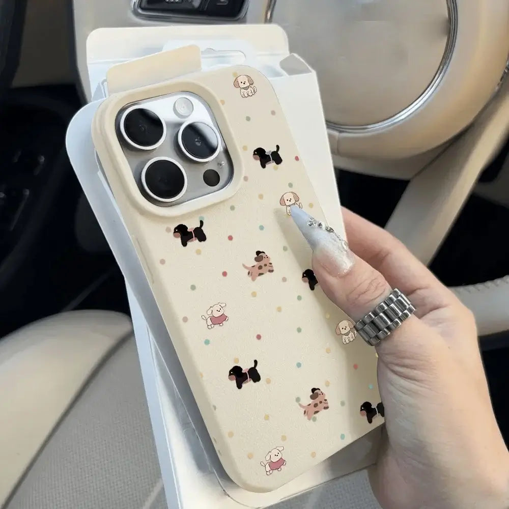 Polka Dot Tier Handyhülle für iPhone