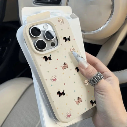 Polka Dot Tier Handyhülle für iPhone