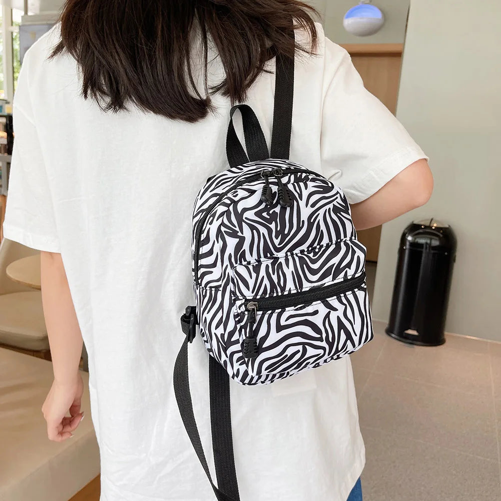 Fashion Women Rucksack Mini Backpack Animal Pattern Printing Handbags High Capacity Travel Bags Casual Bag Cosmetic Bag Rucksack Petoria Store