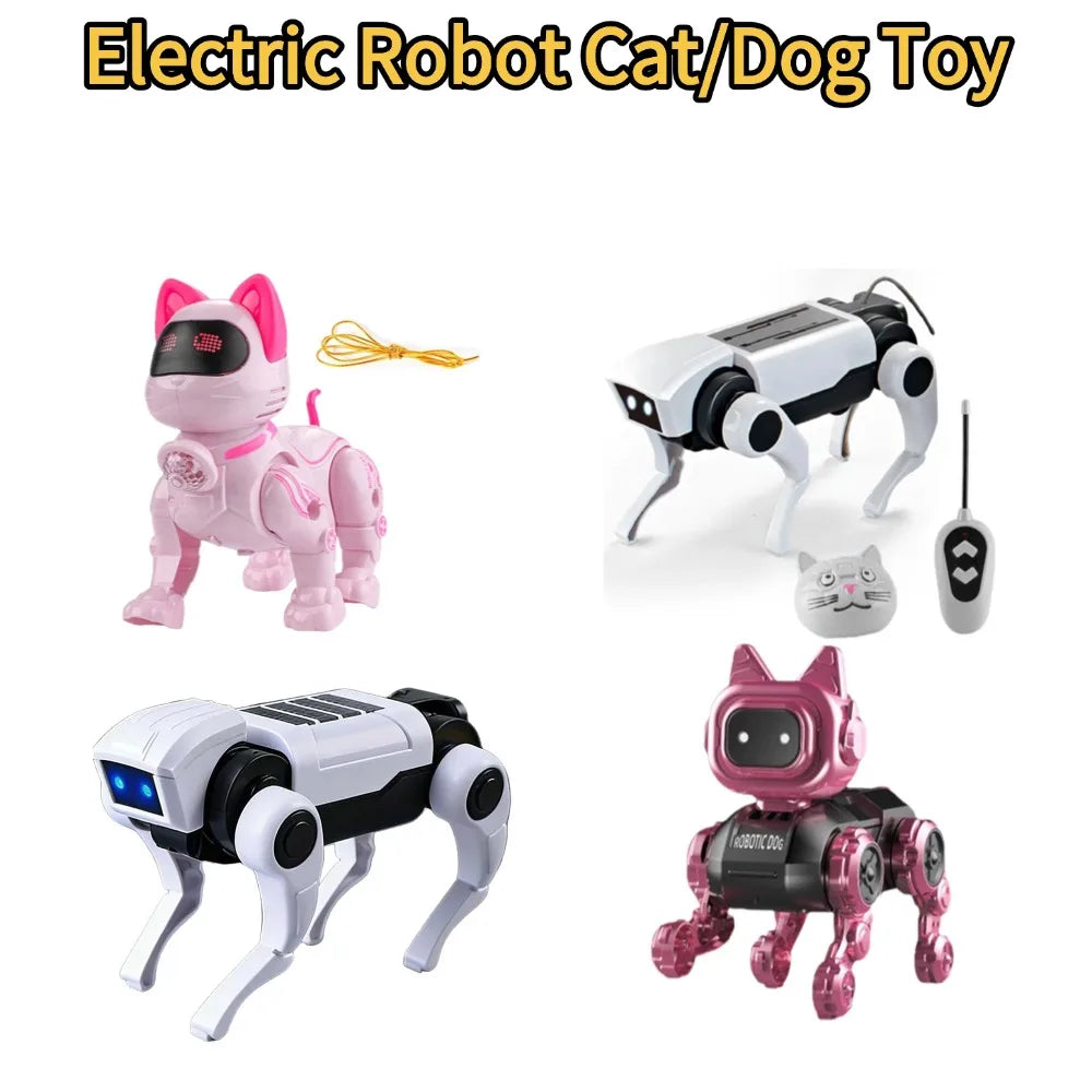 Elektrisches Roboter-Kätzchen mit Licht und Musik