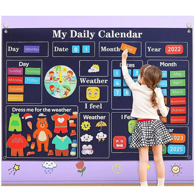 📖 Petoria™ Montessori Tier Filz Storyboard