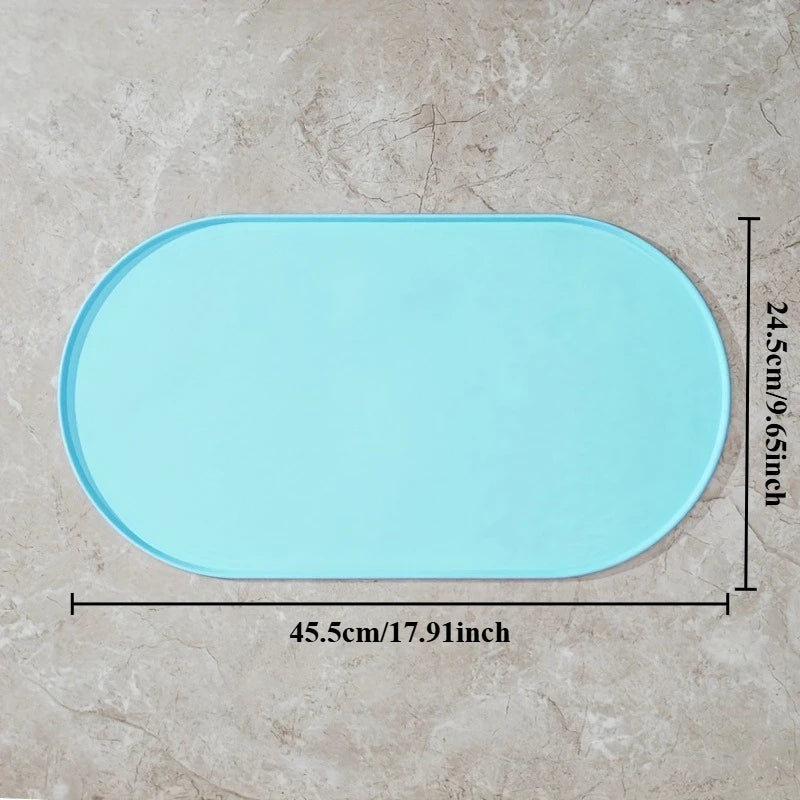 Katzenfuttermatte mit Rutschfestem Wasserdichtem Design, Haustier-Futtermatte, Kompatibel mit Katzen-/Hundenäpfen, für Mehrere Haustiere, Hundebesitzer