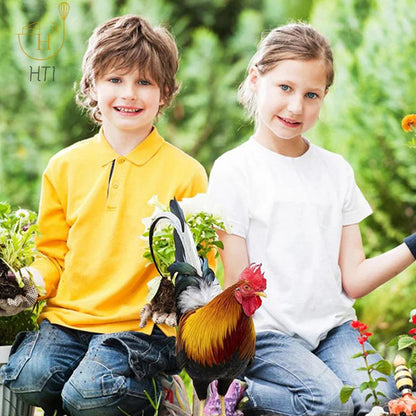 Garden Rooster Statue Chicken Sculpture For Yard Decor Weatherproof Hen Figurine For Patio Backyard Home Outdoor Decoration Petoria Store