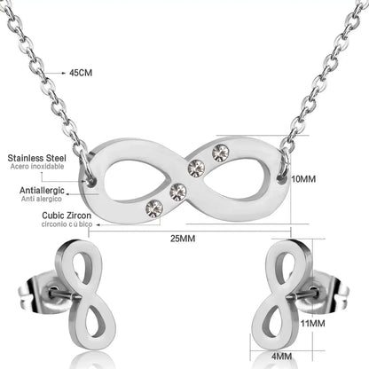 Edelstahl Schmuck Set mit Tiermotiv