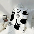 Kawaii Chic Cartoon-Tiere Katze Große Kapazität Tragetasche Schmetterling, Panda Stilvolle Umhängetasche für Frauen