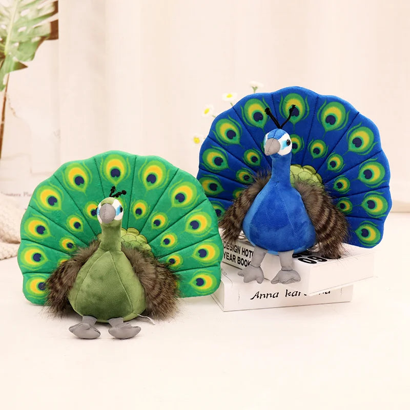 1pc 23CM Nette Simulation Pfauen Plüsch Spielzeug Kawaii Puppe Gefüllte Weiche Kreative Tier Peahen Spielzeug Schöne Hause Geburtstag decor Geschenk