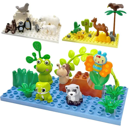🦒 Petoria™ Tier Bausteine Lernset