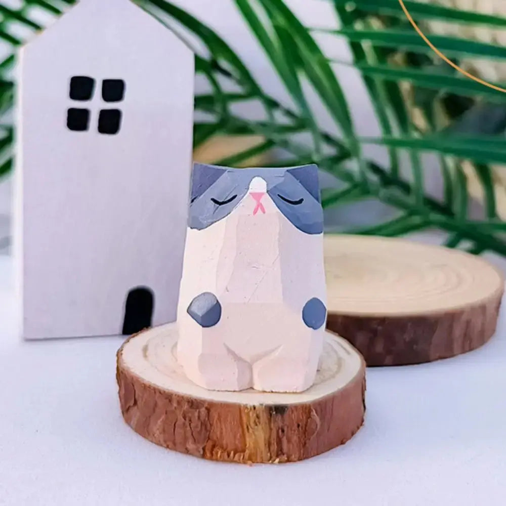 Holz Bär Figur – Handgeschnitzte Tierdekoration Petoria