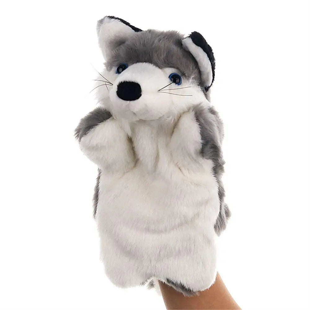 Tierische Handpuppe, Katzenpuppen, Plüsch-Handpuppen, Puppen zum Erzählen von Geschichten, Cartoon-Plüschtiere