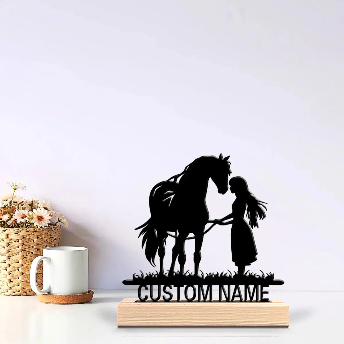 Personalisierte Pferde-Metallstatue Petoria