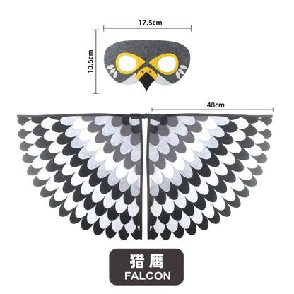 🦚 Petoria™ Pfauen Umhang mit Maske