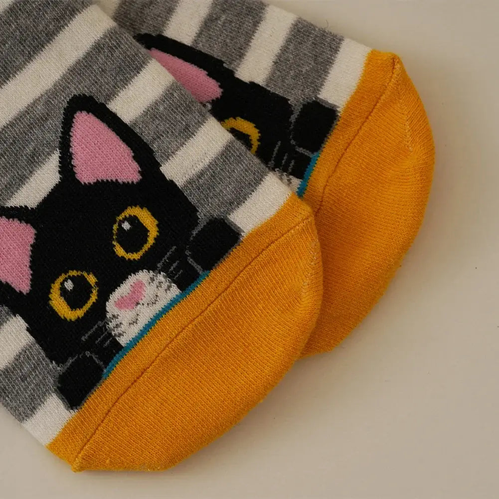 Katzen Baumwollsocken Set