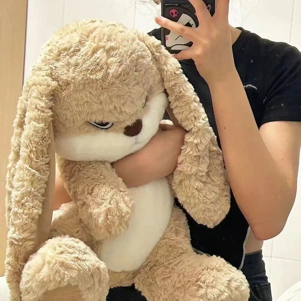 Große Größe Angry Rabbit Plüschtier Niedliche Tier Plüschpuppe Kawaii Gefüllte Stofftiere Modell Raumdekoration Geburtstagsgeschenke