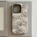 Luxuriöse Clmj süße Tiere Handyhülle für iPhone 17 16e 16 15 14 13 12 11 X XS XR XSMAX Air Pro Max Plus Doppelschicht-Abdeckung