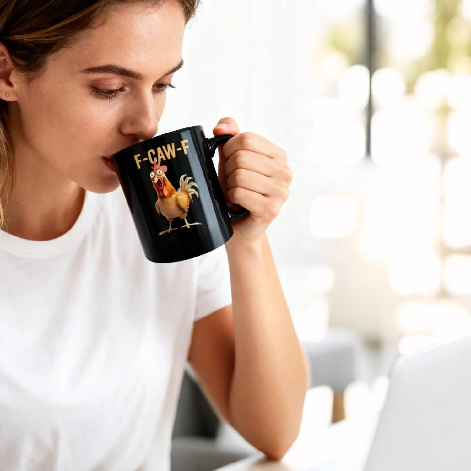 Huhn Keramiktasse – Lustiger Kaffeebecher