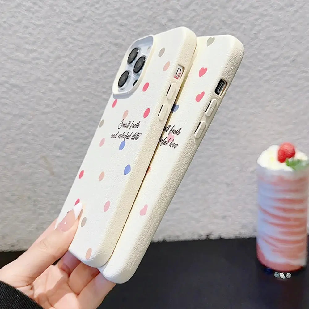 Polka Dot Tier Handyhülle für iPhone
