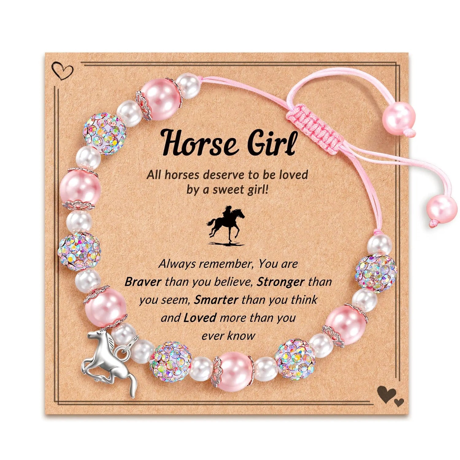 Pferde-Charm-Armband für Mädchen – Liebevolles Geschenk