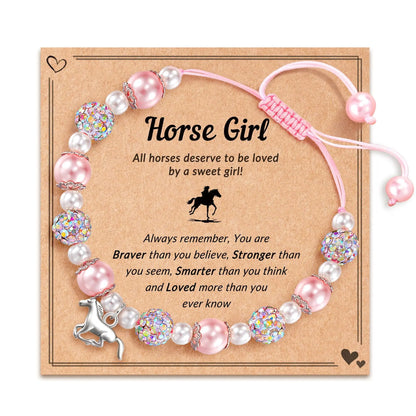 Pferde-Charm-Armband für Mädchen – Liebevolles Geschenk