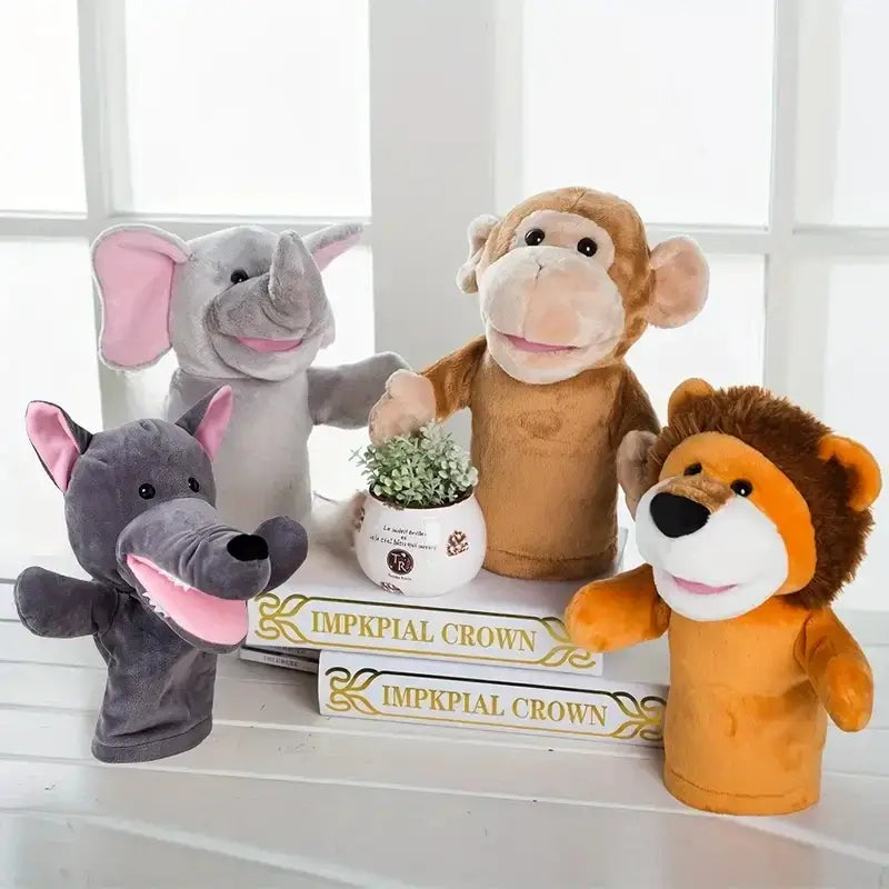 🎭 Petoria™ Familien Handpuppen Set