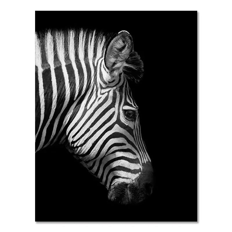 Canvas Painting Animal Wall Art Lion Elephant Deer Zebra Posters and Prints Wall Pictures for Living Room Decoration Home Decor Petoria Store