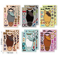 12 teile/paket Pferd DIY Puzzle Aufkleber Kinder Party Favor Supplies Kinder Aufkleber Spielzeug