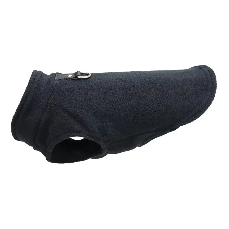 Warme Fleece-Hundekleidung, Hundejacke, Weste mit D-Ring für kleine Hunde, Katzen, Kleidung, französische Bulldoggen-Kostüme, Chihuahua-Mantel