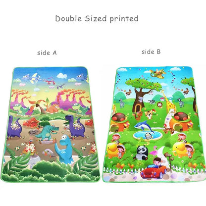 Doppelseitige Tier-Spielmatte für Babys